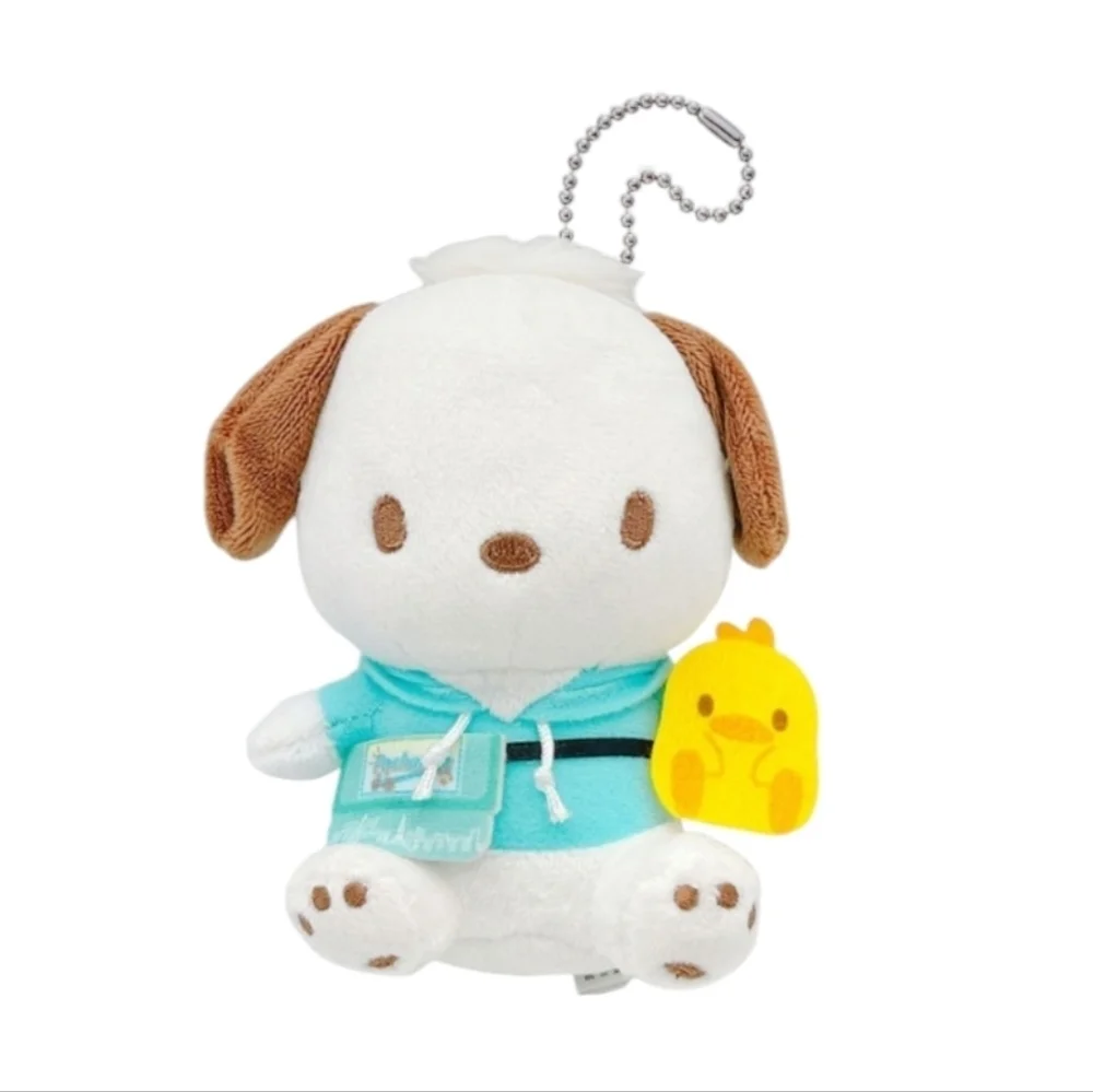 Sanrio Pochacco Plush mascot Bag Charm keychain